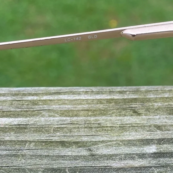 Liz Claiborne Frames Vintage made in Italy metal frames gold tone 53[]17 125 - Picture 9 of 12